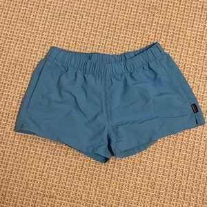 Patagonia barely baggies short 2 1/2”. Blue size small